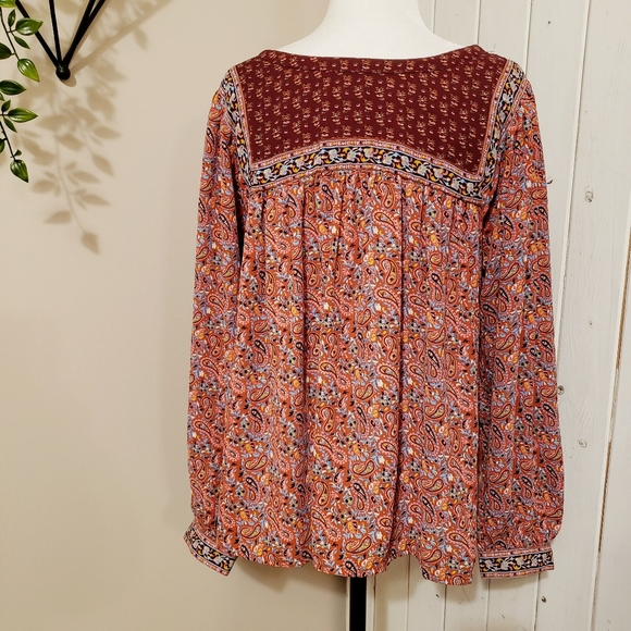 GAP | BOHO PEASANT BLOUSE PATTERNED - Picture 7 of 11